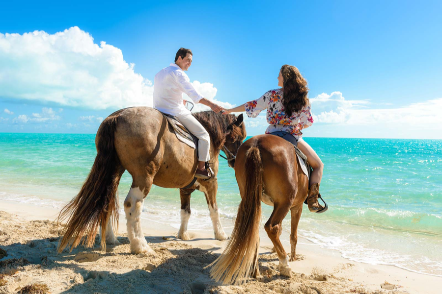 Portrait photography on the beach